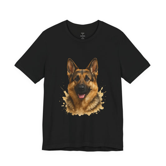 German Shepherd Dog Lover T-Shirt — Customizable with Your Dog’s Name