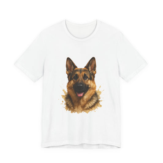 German Shepherd Dog Lover T-Shirt — Customizable with Your Dog’s Name