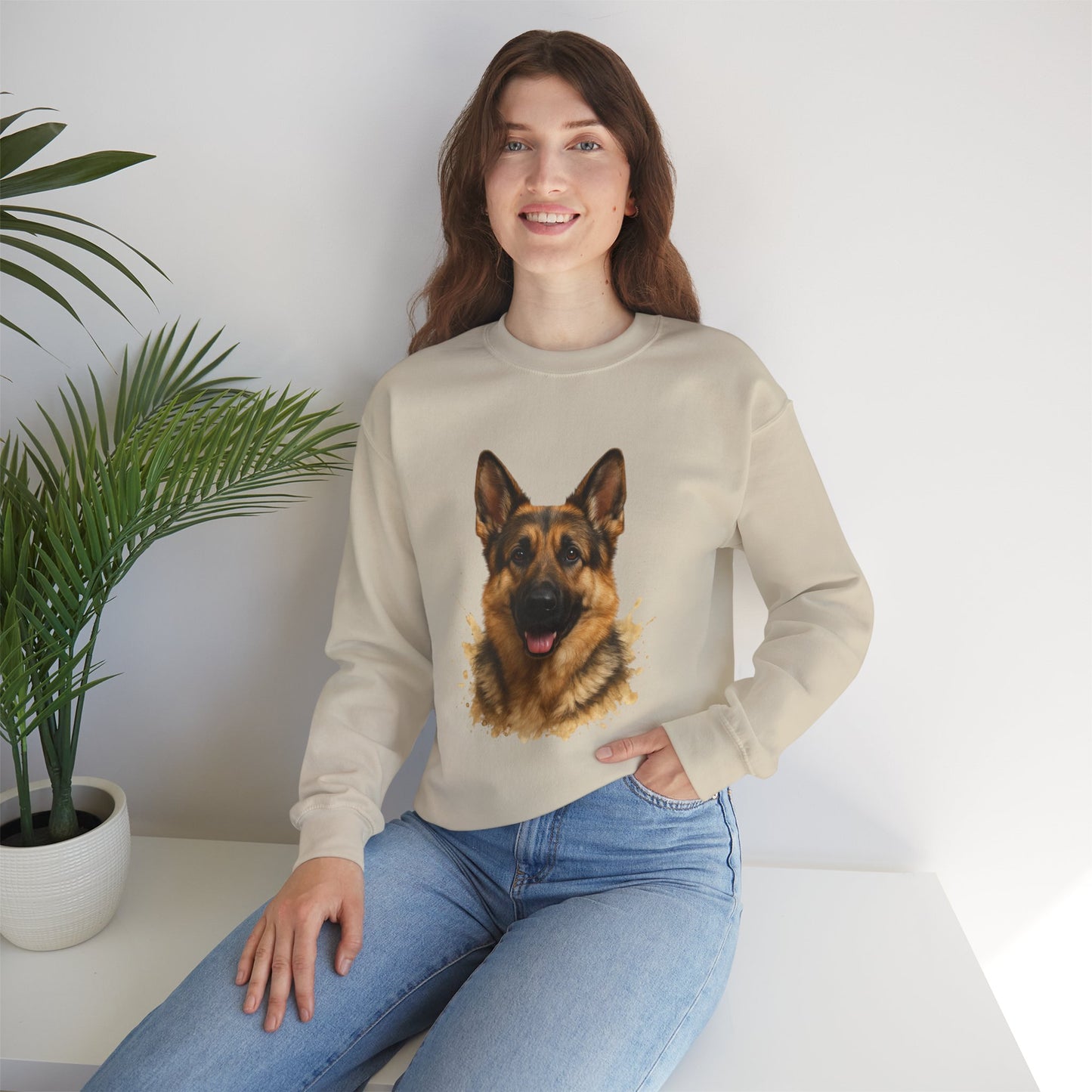 Personalized Shepherd Dog Crewneck — Add Your Dog’s Name