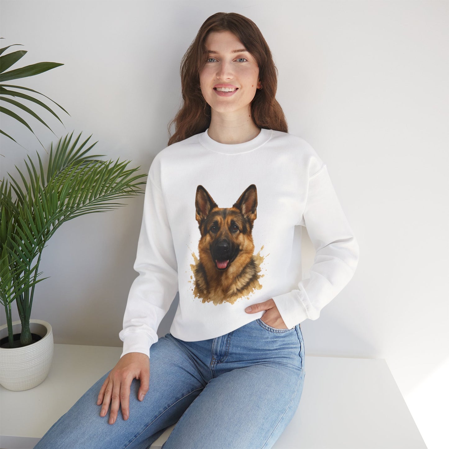 Personalized Shepherd Dog Crewneck — Add Your Dog’s Name